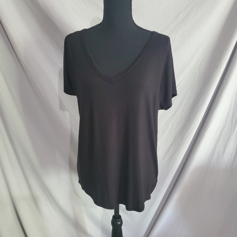 Express draped back shirt